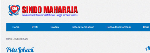 Pembangunan website PT. Sindo Maharaja