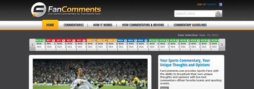 Pembangunan website desain dan html website fancomments