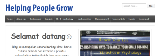 Pembangunan website Consultant HR