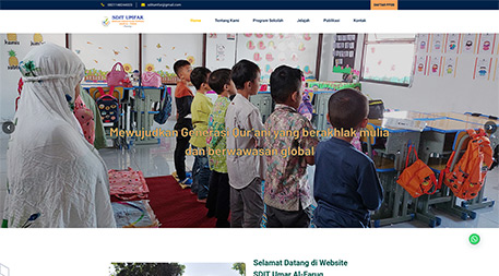 pembangunan website SDIT UMFAR